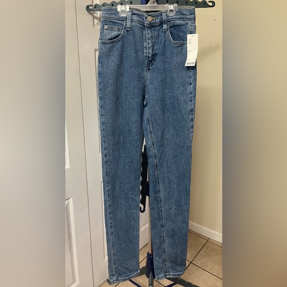 BDG Classic Blue Denim Pants Girlfriend High Rise - Picture 7 of 8